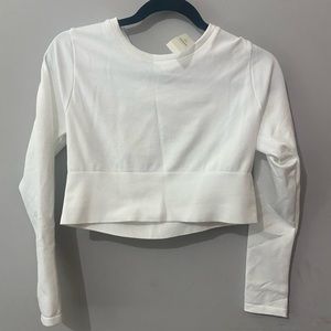 Aerie Offline Cropped Long Sleeve Workout / Athletic Top. Size M NWT